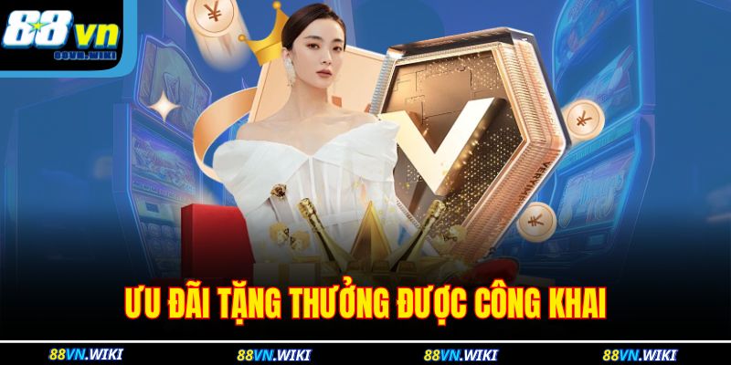 Trang chủ 31 Ưu đãi tặng thưởng được công khai